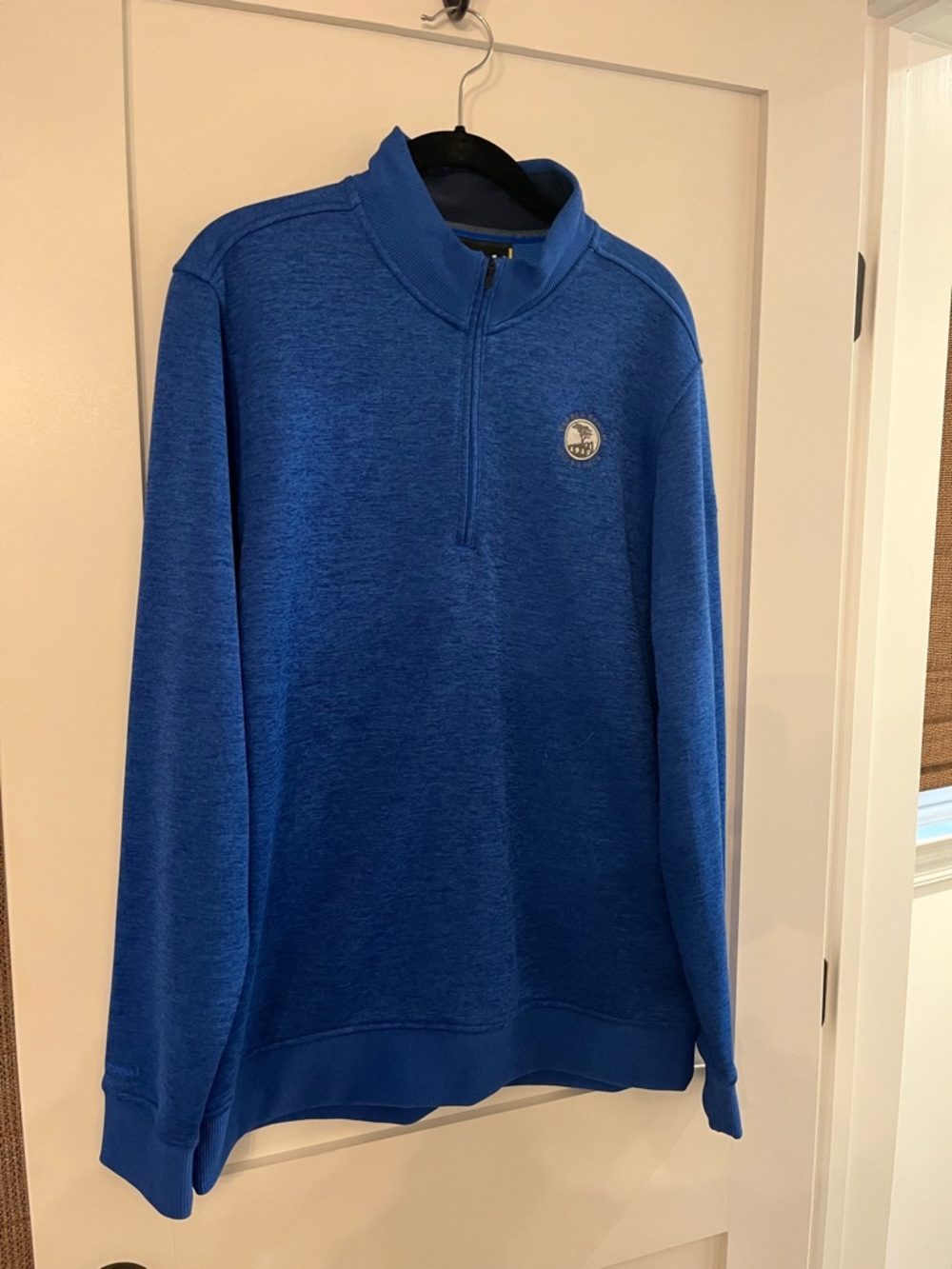 Pebble Beach Royal Blue Quarter-Zip Sweater